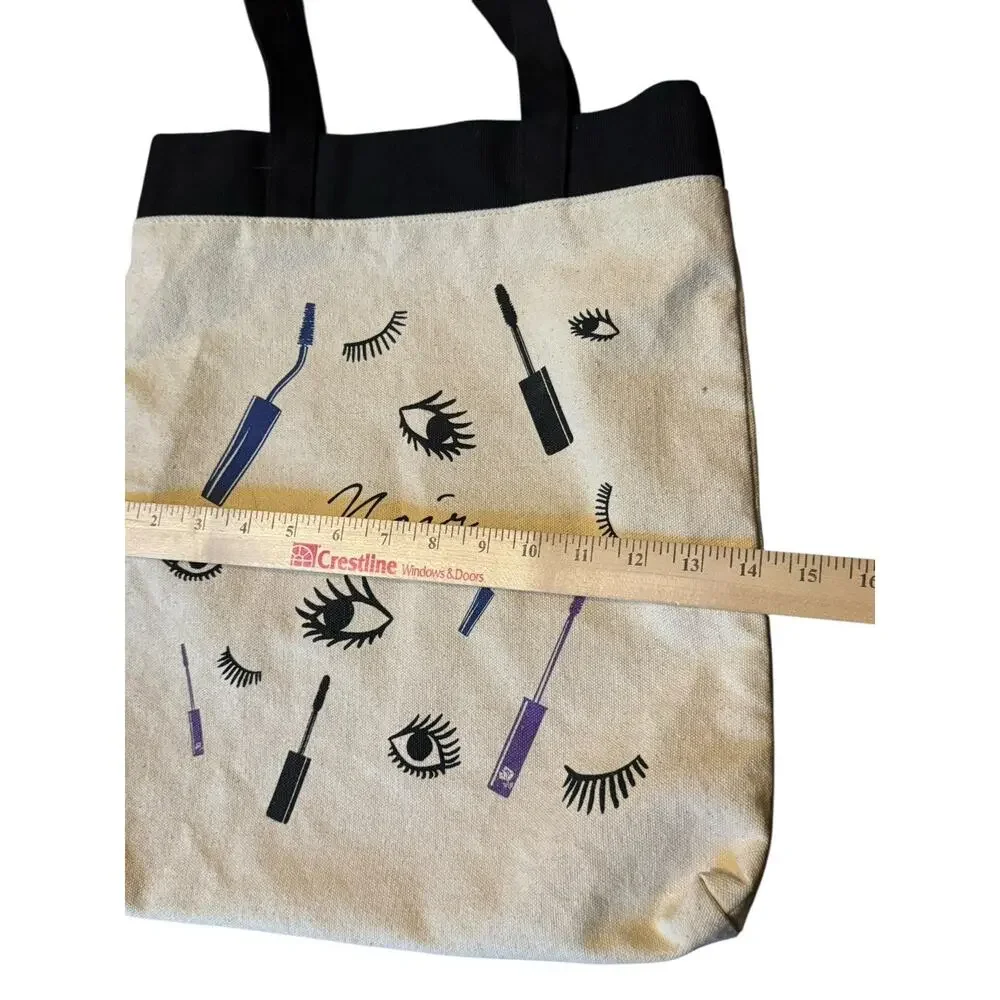 Lancome Canvas Bag Tote Reusable Bag for Makeup Lovers Natural Travel Cosmetic‎